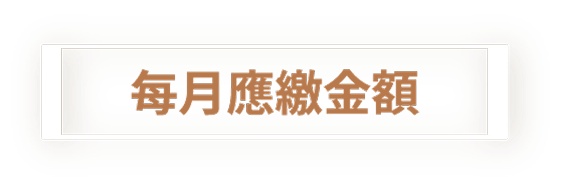 每月應繳金額