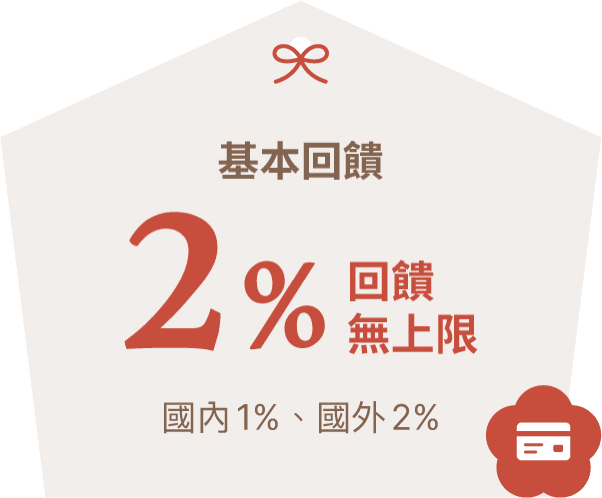 基本回饋 2%
