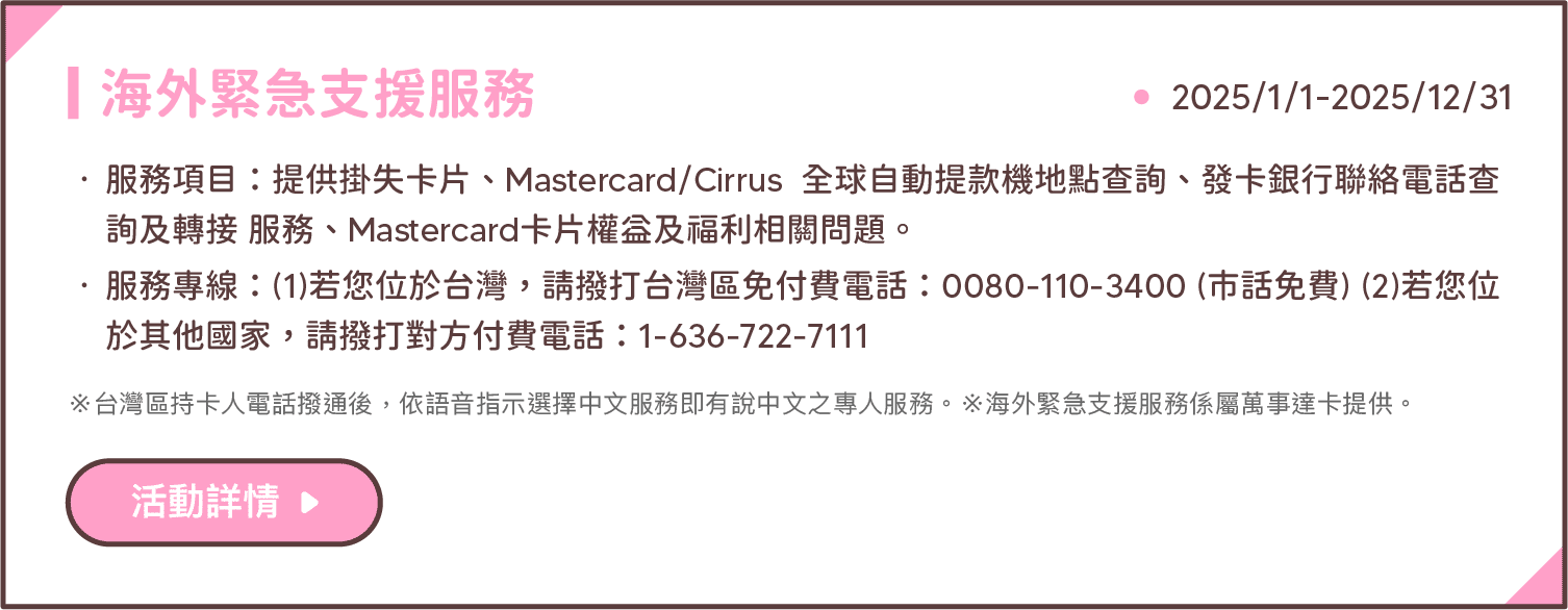 海外緊急支援服務