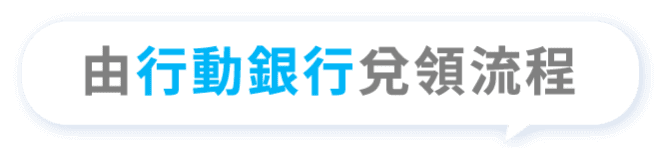 由行動銀行兌領流程