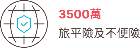 3500萬 旅平險及不便險