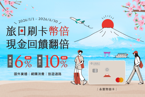 旅日刷卡幣倍 現金回饋翻倍