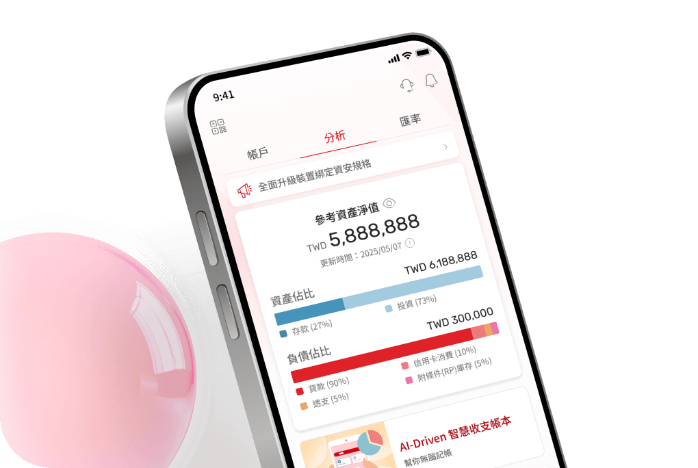 永豐行動銀行APP示意圖