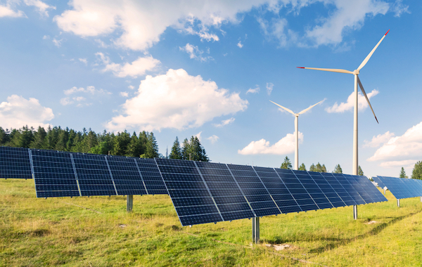 綠電交易有太陽光電和風力發電""